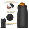 Lawn Tractor Leaf Bag 54 Cubic Feet Standard Garden Waste Collection Bag w/ 112in Opening For Fast & Easy Leaf Collection Riding Lawn Mower Rubbish Ba
