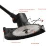 3-in-1 Cordless Electric Pole Saw & Mini Chainsaw & Grass Trimmer Kit with Adjustable Length 2Pcs 21V 1500mAh Batteries 4in/6in Chains Saw Blade 5Pcs