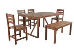 U_Style High-quality Acacia Wood Outdoor Table and Chair Set, Suitable for Patio, Balcony, Backyard