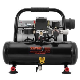 VEVOR Air Compressor Compact Portable Oil Free Compressor 1 Gallon 90PSI