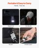 Rechargeable Keychain Flashlight Mini LED Flashlight with Clip & Magnetic Tail
