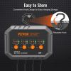 VEVOR Smart Battery Charger, 8-Amp, LiFePO4 Lead-Acid (AGM / Gel / SLA) Car Battery Charger