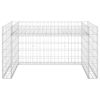 Lawn Mower Garage with Raised Bed 43.3"x31.5"x23.6" Steel Wire