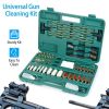 Universal Gun Cleaning Kit Gun Cleaning Brushes Mops Muff Guard w/ Carrying Case For Rifles Pistols Handguns Shotguns