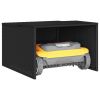 Robot Mower Garage Black 33.9"x35.4"x20.5"/22.4" Poly Rattan