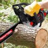 62cc Powerful 20 inch Gas Chainsaw with 2 Stroke - Perfect for Pruning, Limbing, and Sawmill Operations-black