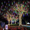 Outdoor Christmas lights, outdoor Halloween lights, LED meteor shower lights, suitable for Christmas, weddings, parties, festivals, gardens