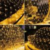 LED Christmas Net Lights Battery Operated 2x3M 192LED Waterproof Mesh Light 8 Modes Christmas Lights for Indoor Outdoor Xmas Party Yard Garden Decor (
