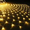 LED Christmas Net Lights Battery Operated 2x3M 192LED Waterproof Mesh Light 8 Modes Christmas Lights for Indoor Outdoor Xmas Party Yard Garden Decor (