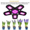 Five Leaf Foldable Transformable LED Plant Light for Greenhouse