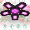Five Leaf Foldable Transformable LED Plant Light for Greenhouse