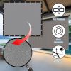 Shade Fabric Light grey Sun Shade Cloth with Grommets for Pergola Replacement Shade Cover Canopy Cable Zip Ties