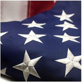 American Flag Outdoor Heavy Duty Embroidered Stars USA Flag (size: 4x6 ft)