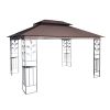 13x10 Outdoor Patio Gazebo Canopy Tent With Ventilated Double Roof And Mosquito net(Detachable Mesh Screen On All Sides),Suitable for Lawn, Garden